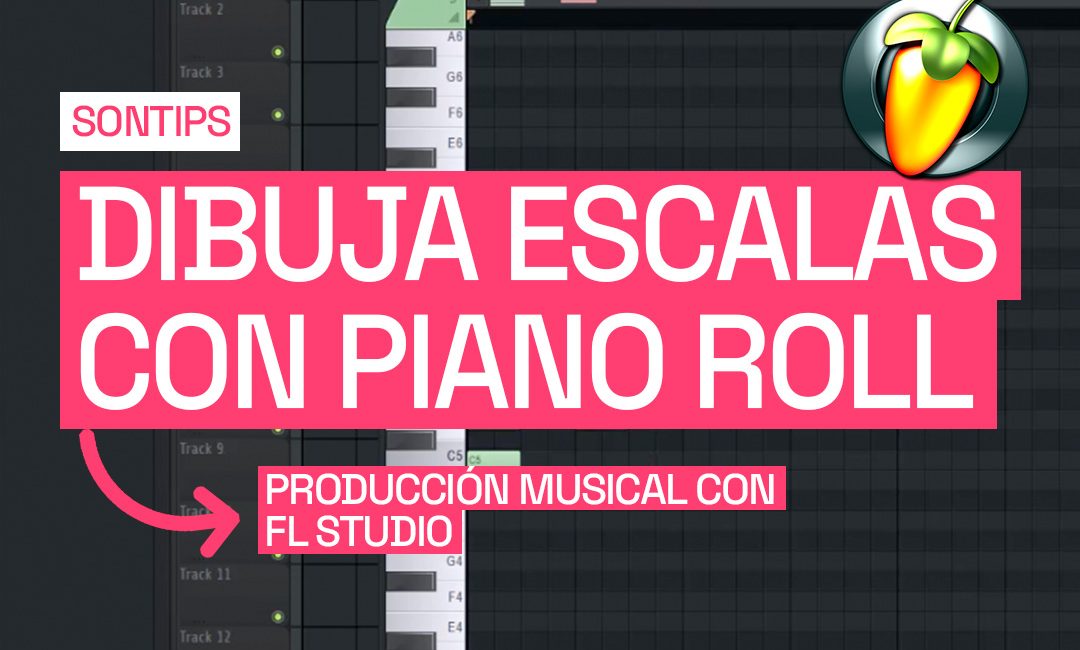 Dibuja escalas y acordes rápidamente en el Piano roll