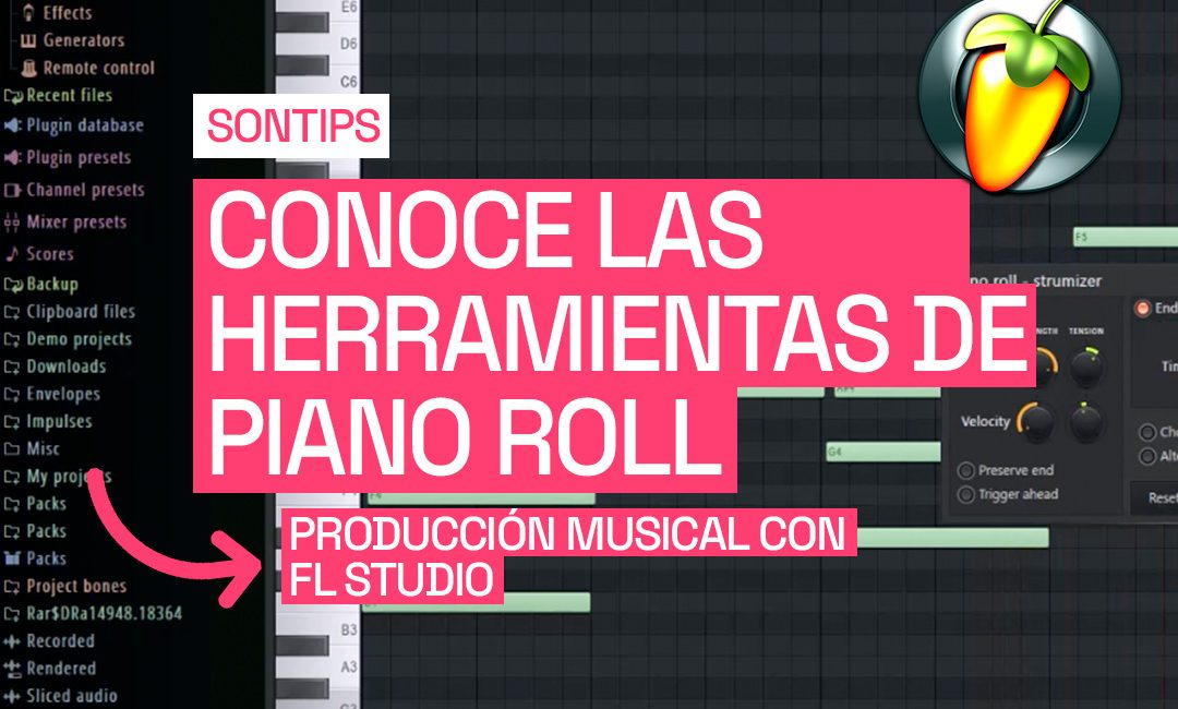 Conoce las herramientas del Piano Roll de FL Studio